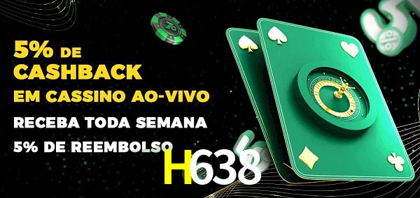 Promoções do cassino ao Vivo H638